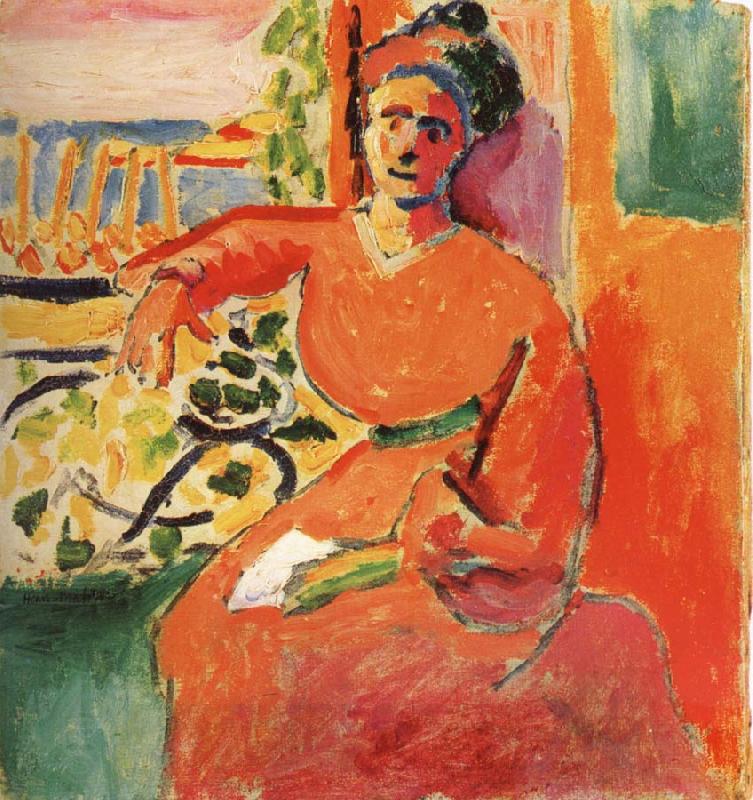 Henri Matisse Woman in the front of window oil painting picture